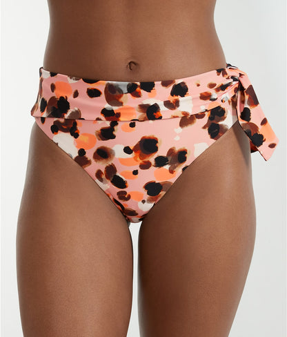 Sash Fold-Over Bikini Bottom