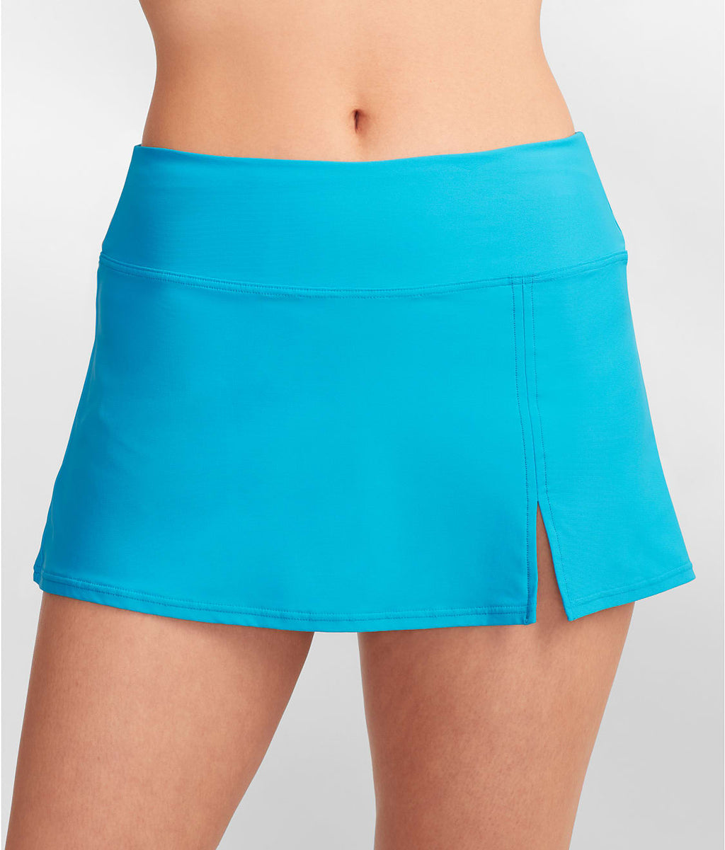 High-Waist Skirted Bikini Bottom