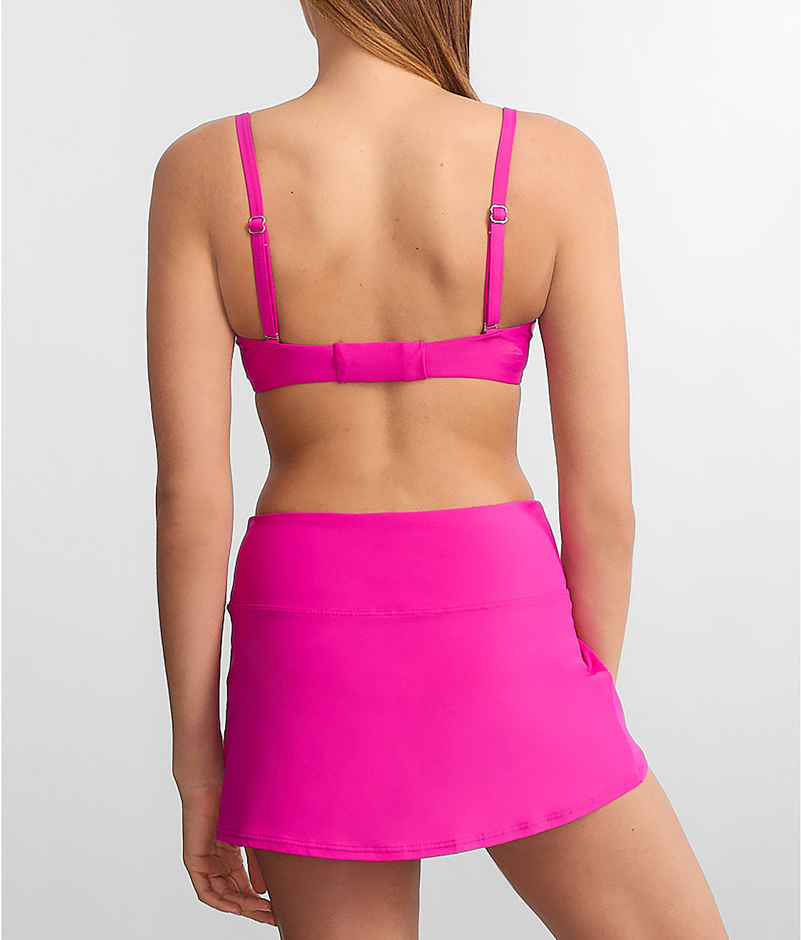 High-Waist Skirted Bikini Bottom