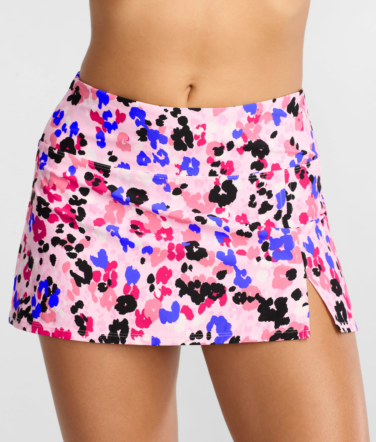 High-Waist Skirted Bikini Bottom