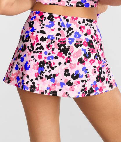 High-Waist Skirted Bikini Bottom