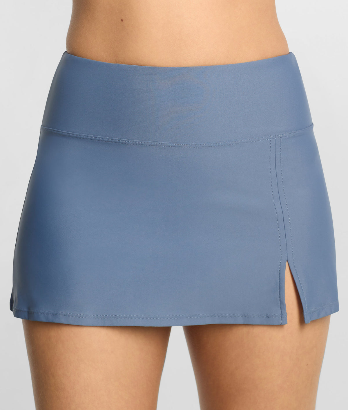 High-Waist Skirted Bikini Bottom