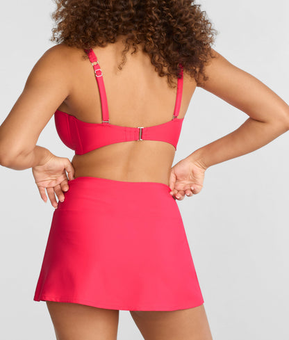 High-Waist Skirted Bikini Bottom