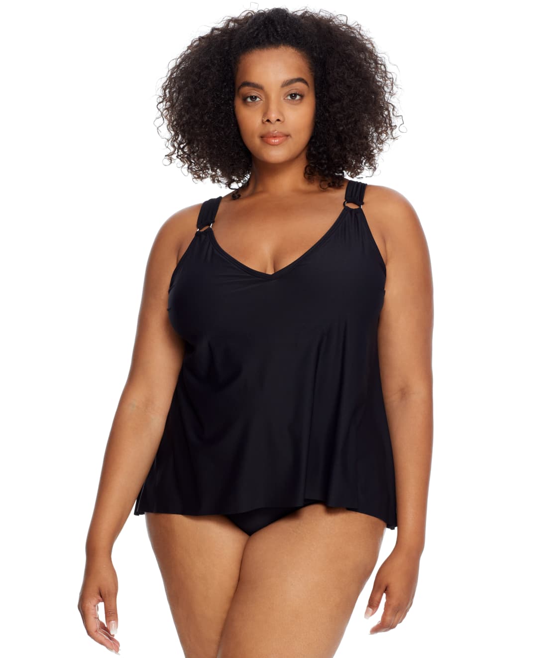 Plus Size Eco Onyx Basic Bikini Bottom