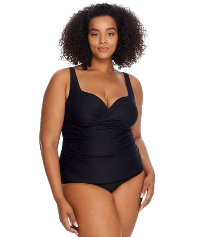 Plus Size Eco Onyx Basic Bikini Bottom