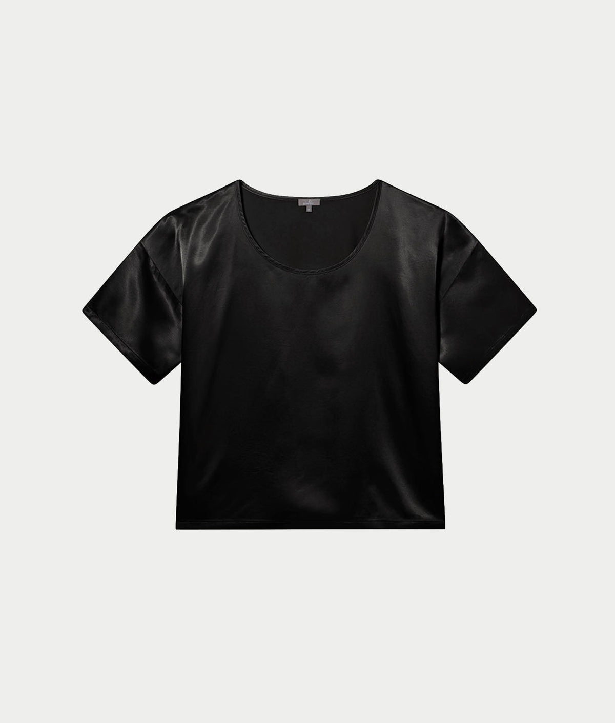 Brie Satin Short Sleeve Tee