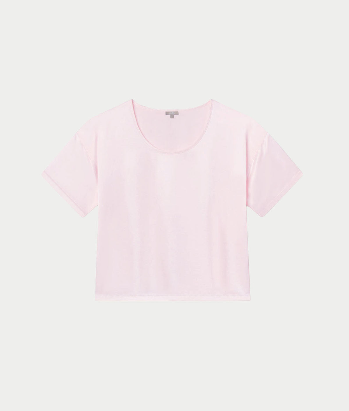 Brie Satin Short Sleeve Tee