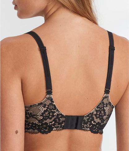 Lace Unlined Side Support Bra
