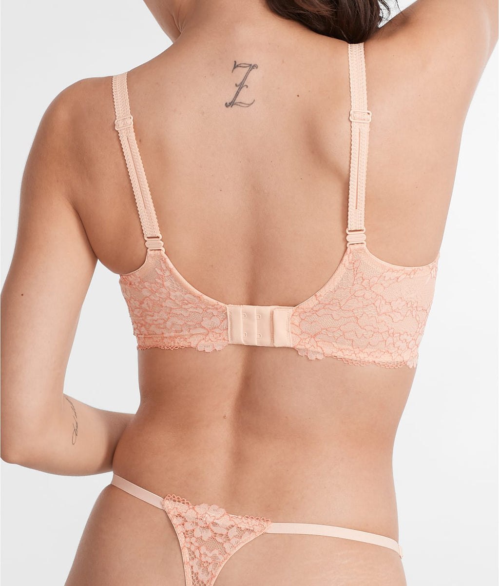Lace Unlined Side Support Bra