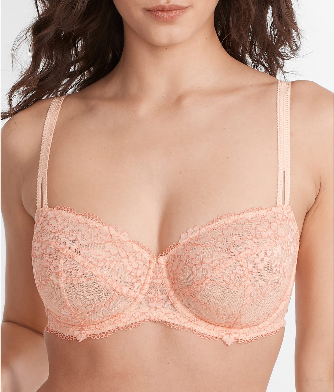 Lace Unlined Side Support Bra