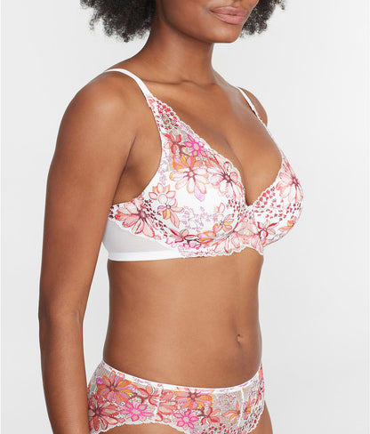 Lightly Lined Lace Plunge Bra