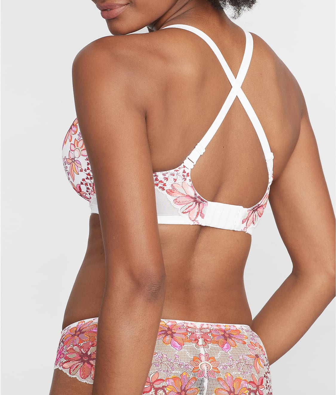 Lightly Lined Lace Plunge Bra
