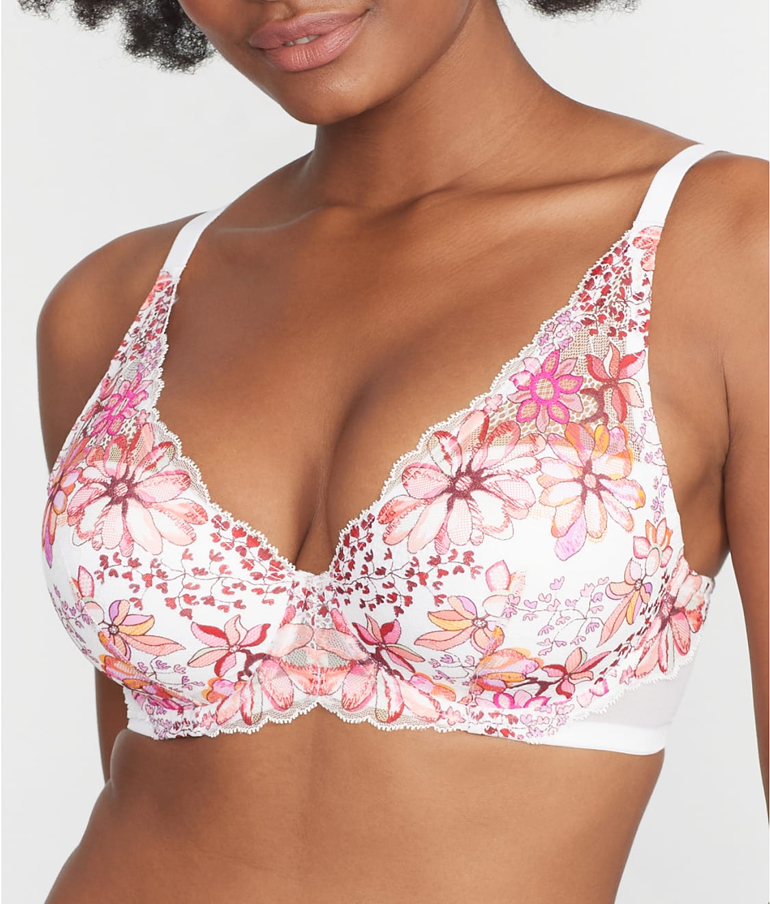 Lightly Lined Lace Plunge Bra
