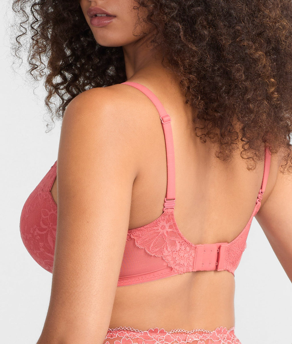 Lightly Lined Lace Plunge Bra