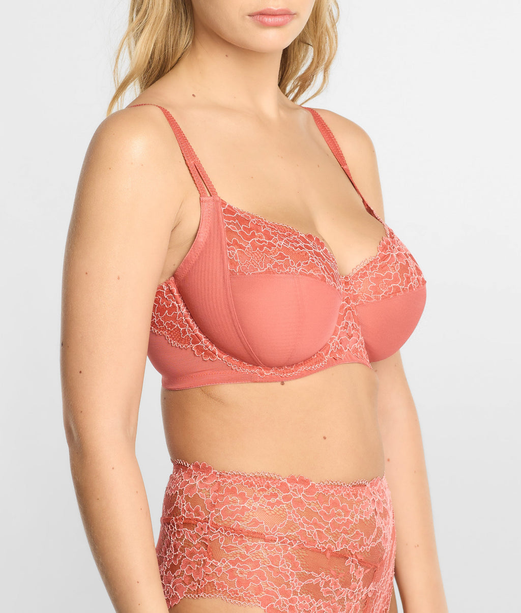 Unlined Side Support Bra