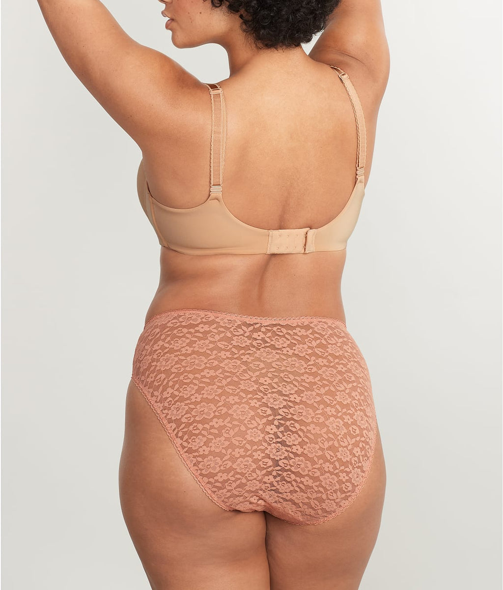 Allover Lace High-Leg Brief