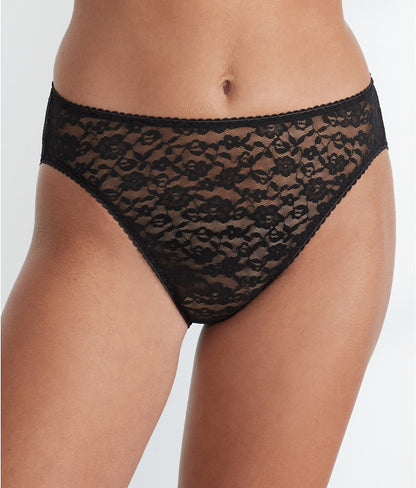 Allover Lace High-Leg Brief