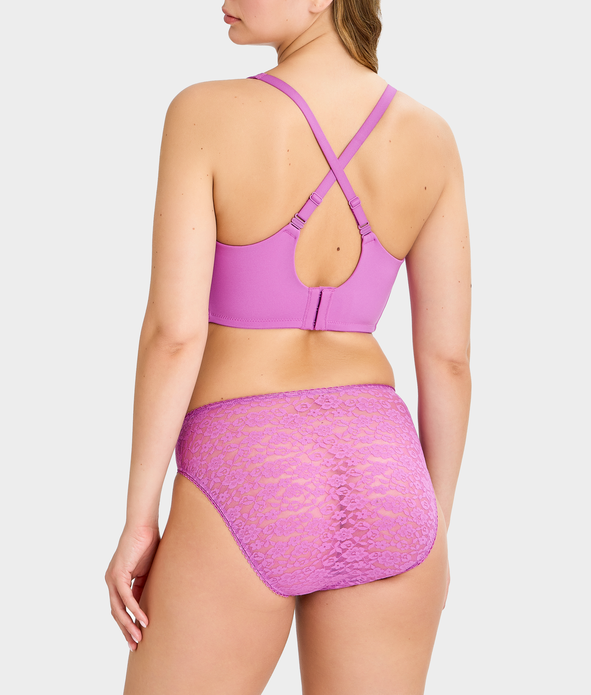 Allover Lace High-Leg Brief