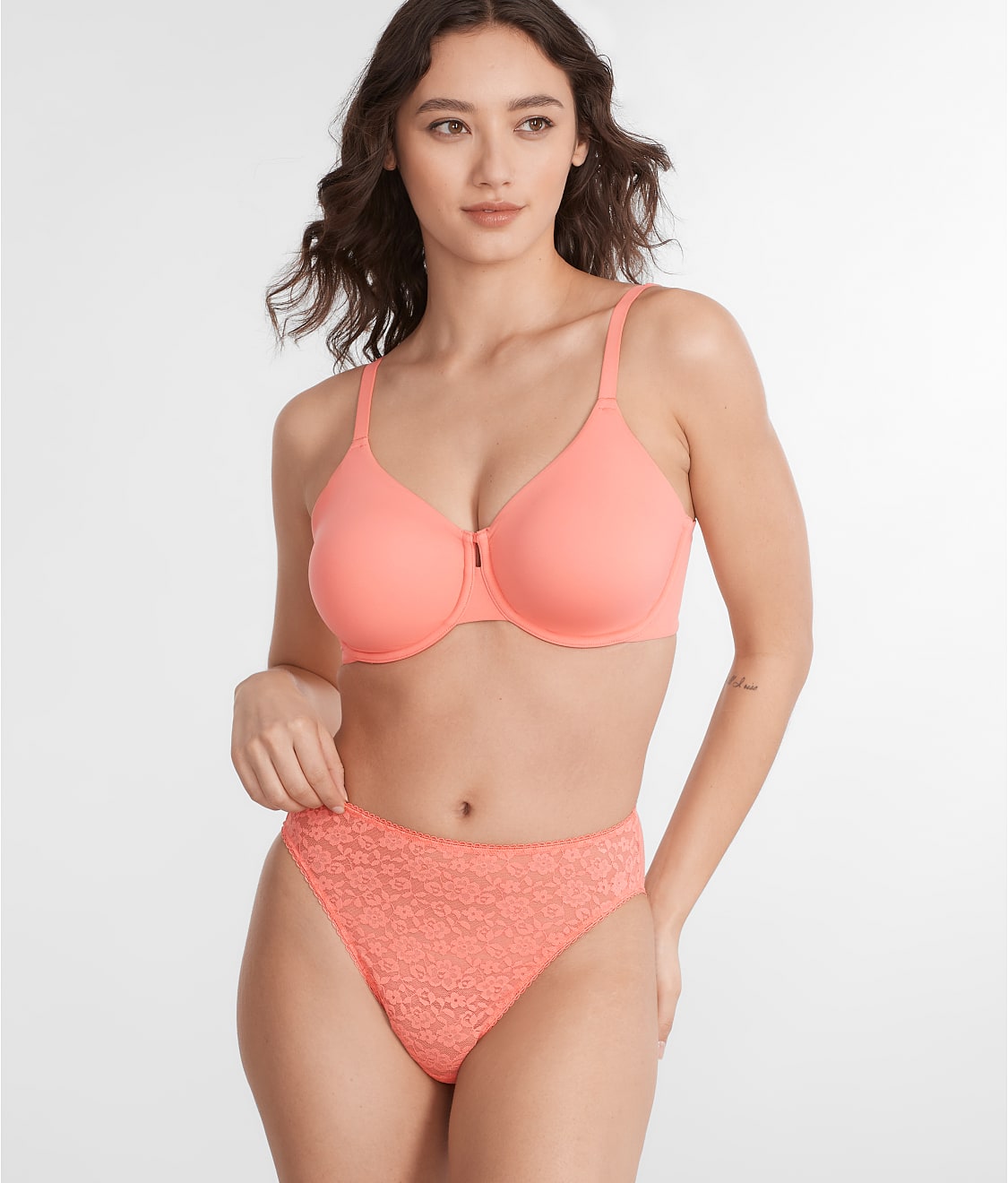 Allover Lace High-Leg Brief