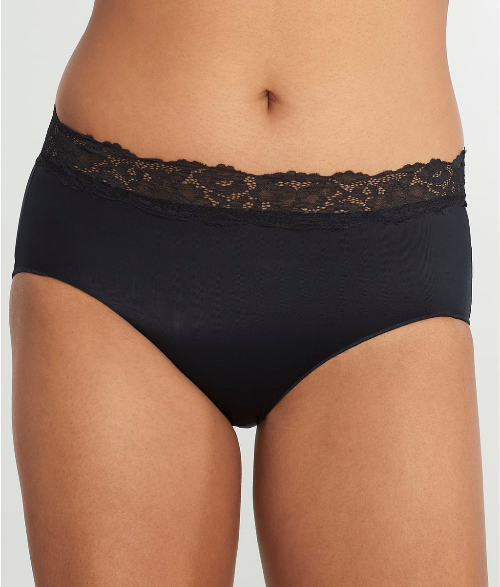 Shine Brief With Lace