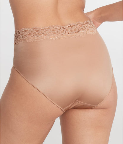 Shine Brief With Lace