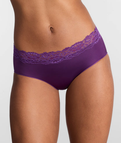 Shine Brief With Lace