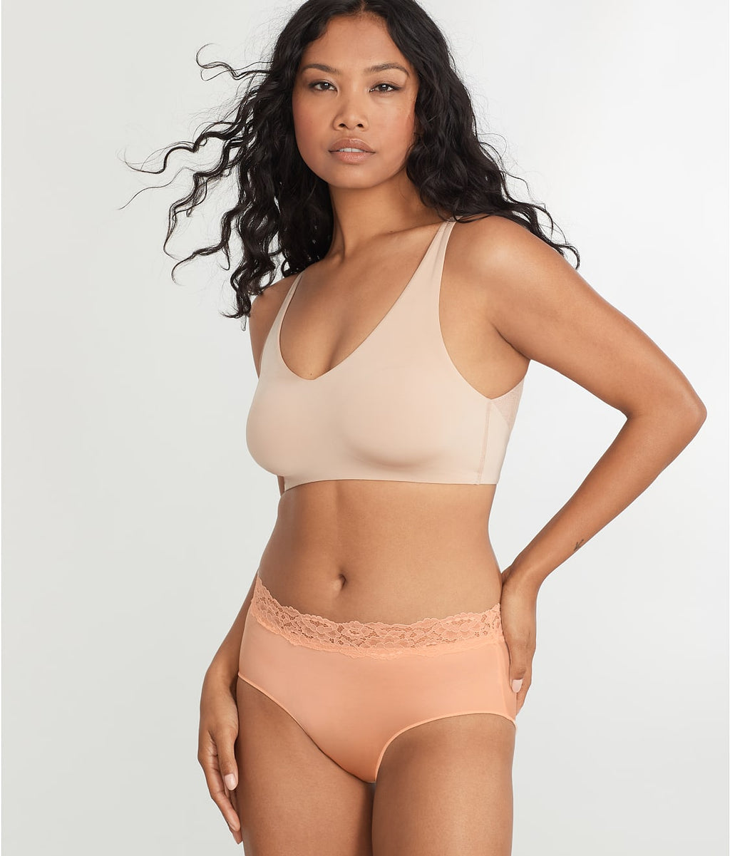 Shine Brief With Lace