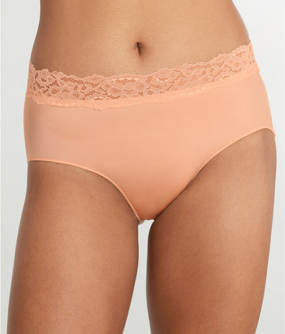 Shine Brief With Lace