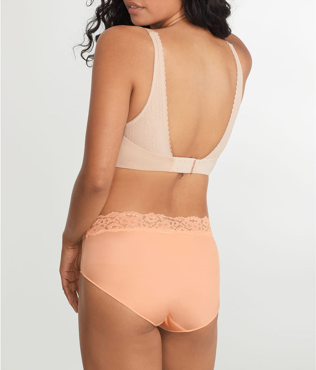 Shine Brief With Lace