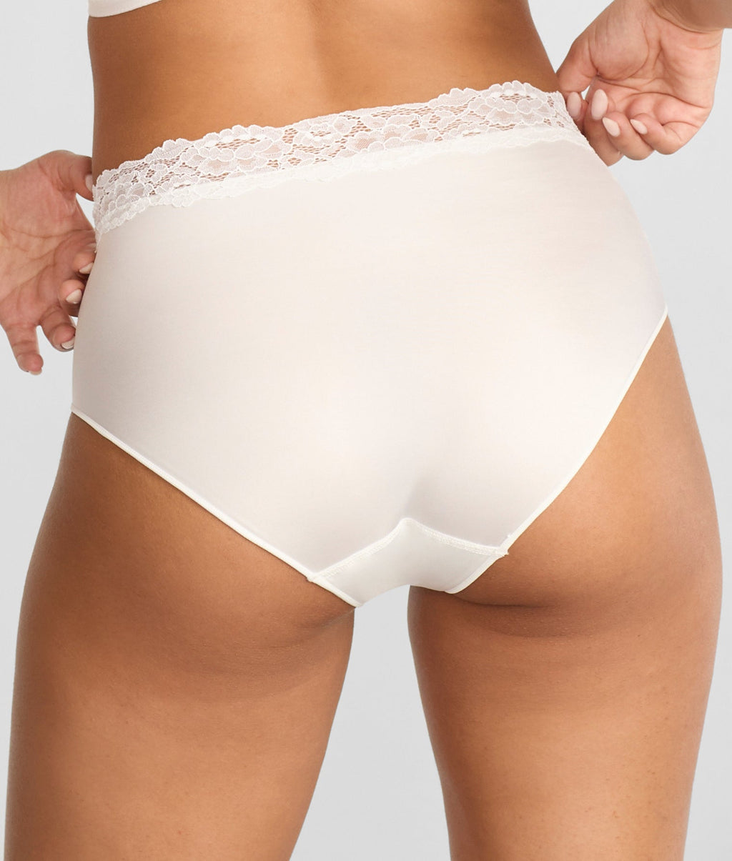 Shine Brief With Lace