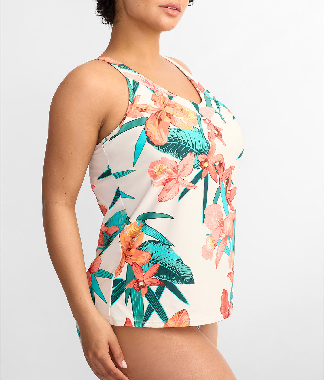 Island Flora Core Underwire Tankini Top