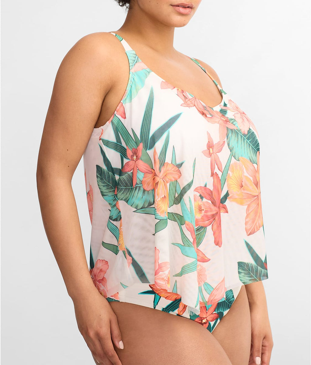 Island Flora Captive Underwire Tankini Top
