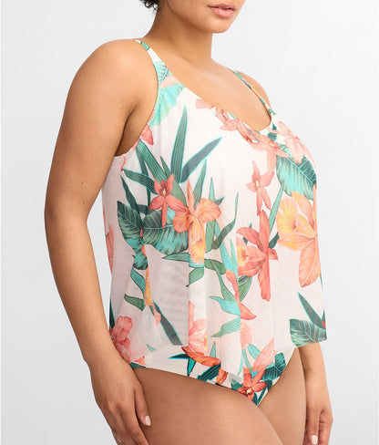 Island Flora Captive Underwire Tankini Top