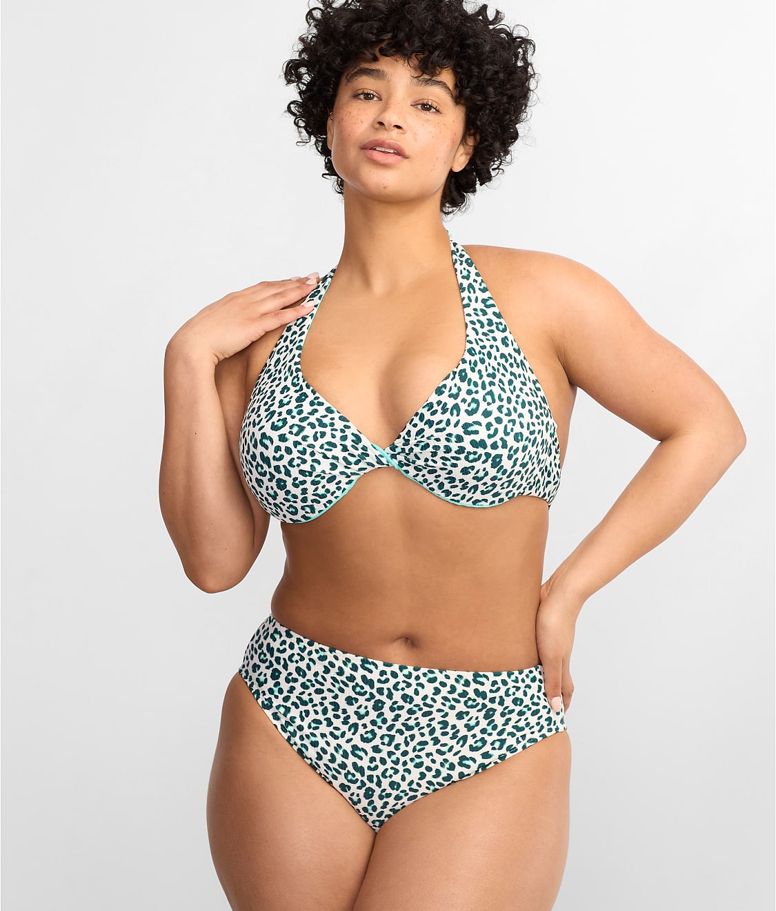 Summer Cheetah Verso Reversible Bikini Top
