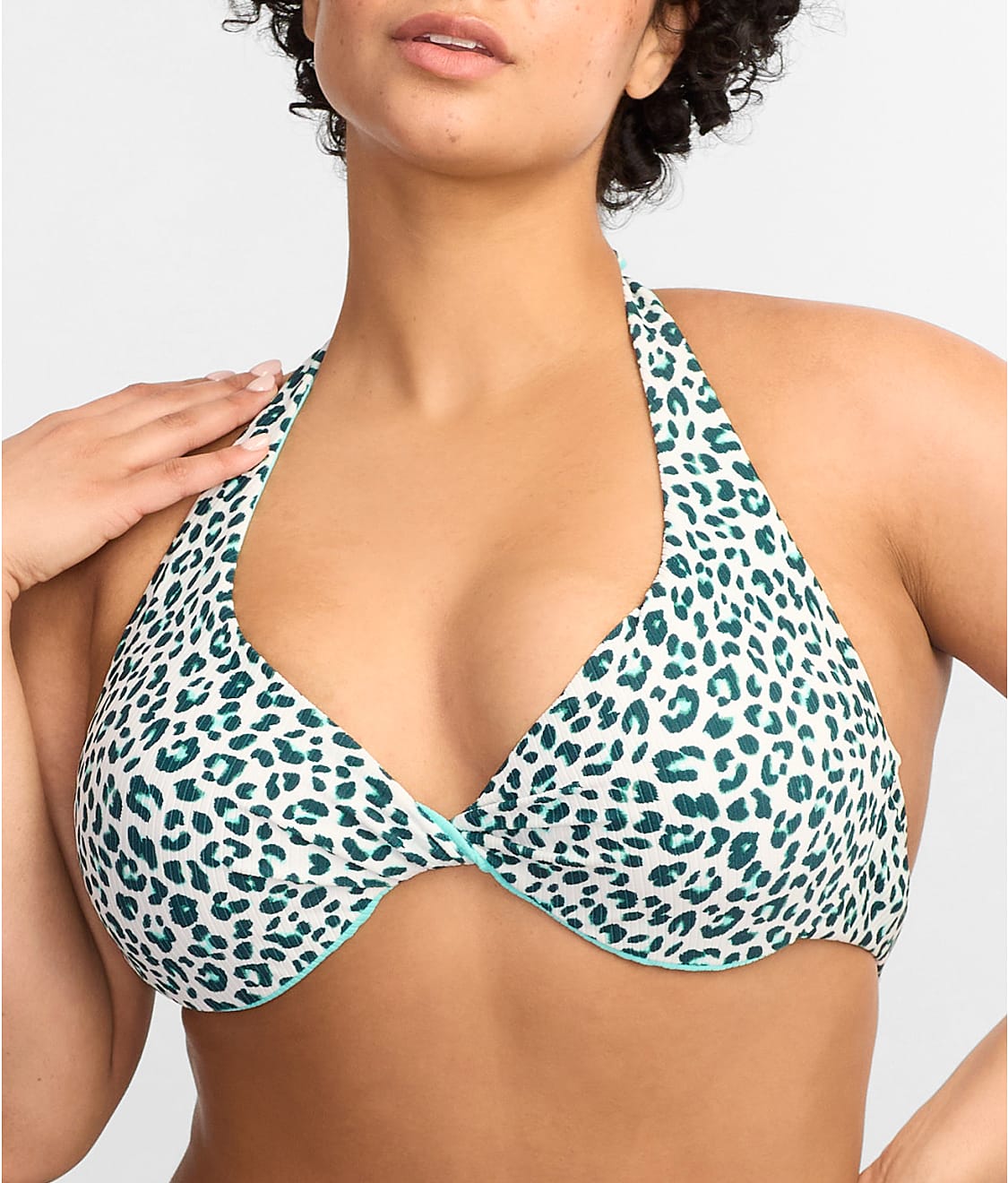 Summer Cheetah Verso Reversible Bikini Top