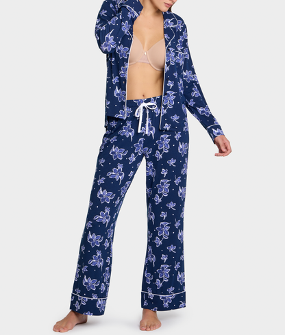 The Cooling Piped Pajama Set