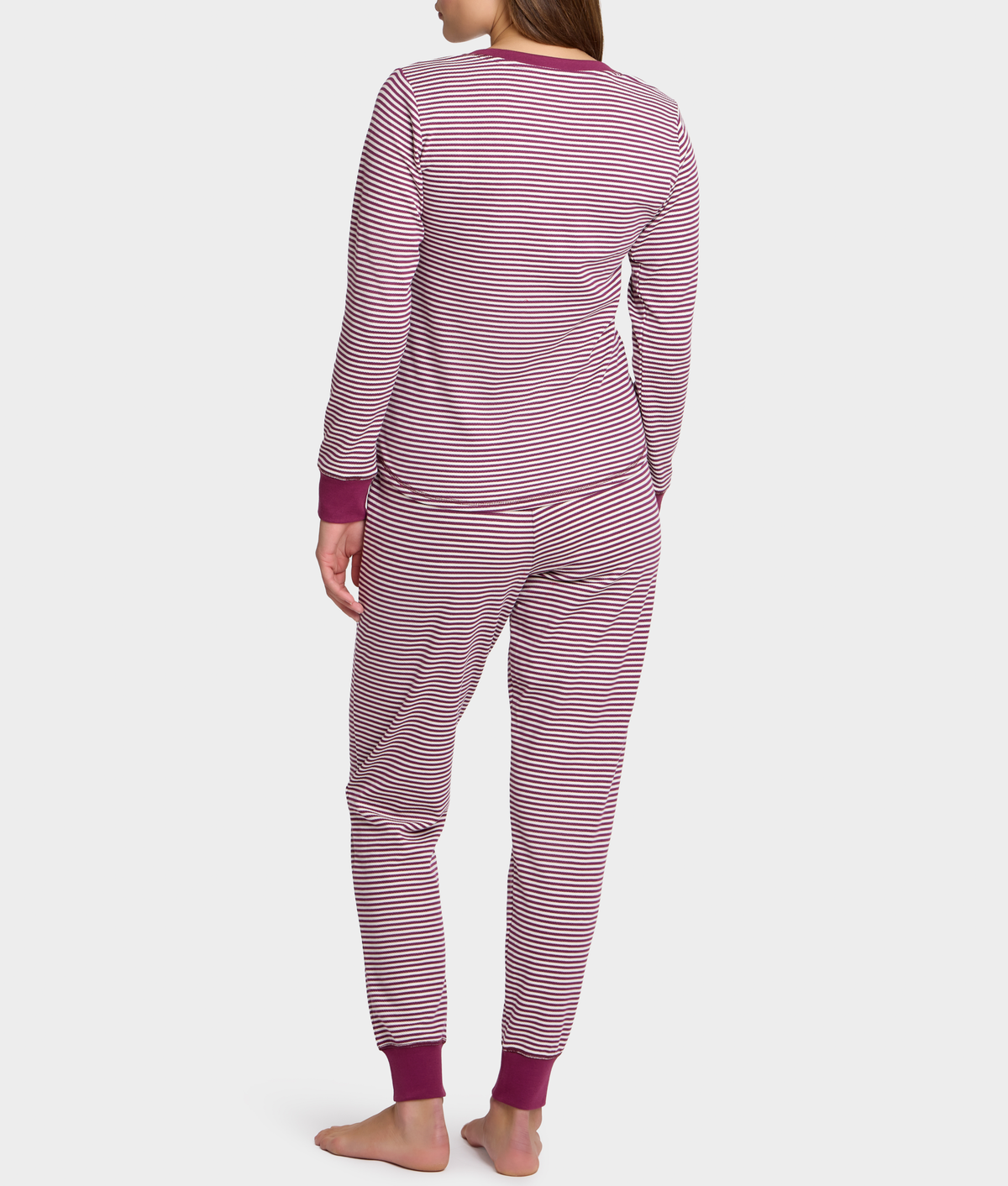 Her Stripe Henley PJ Set