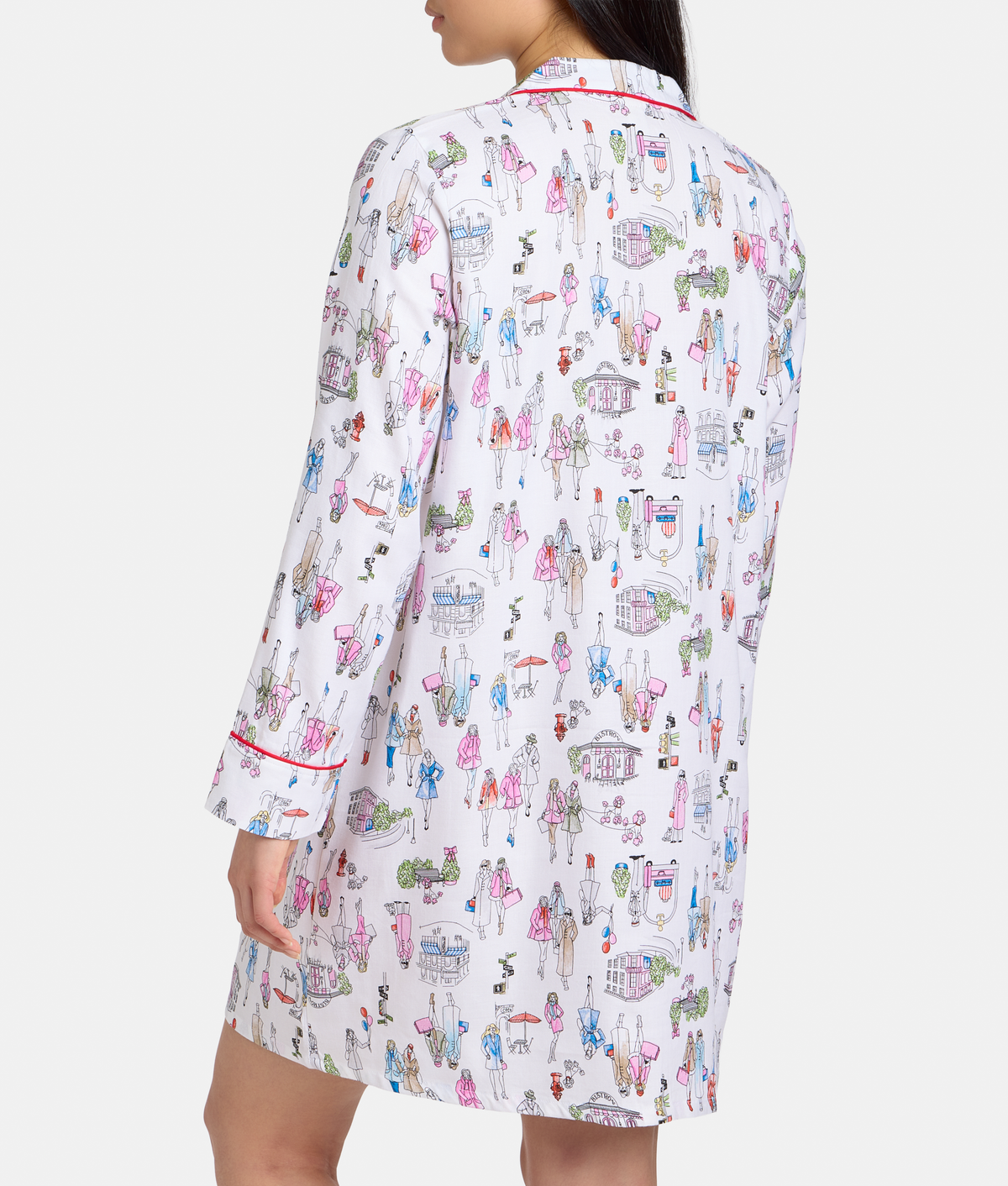 The Cozy Brushed Cotton Printed Sleep Shirt