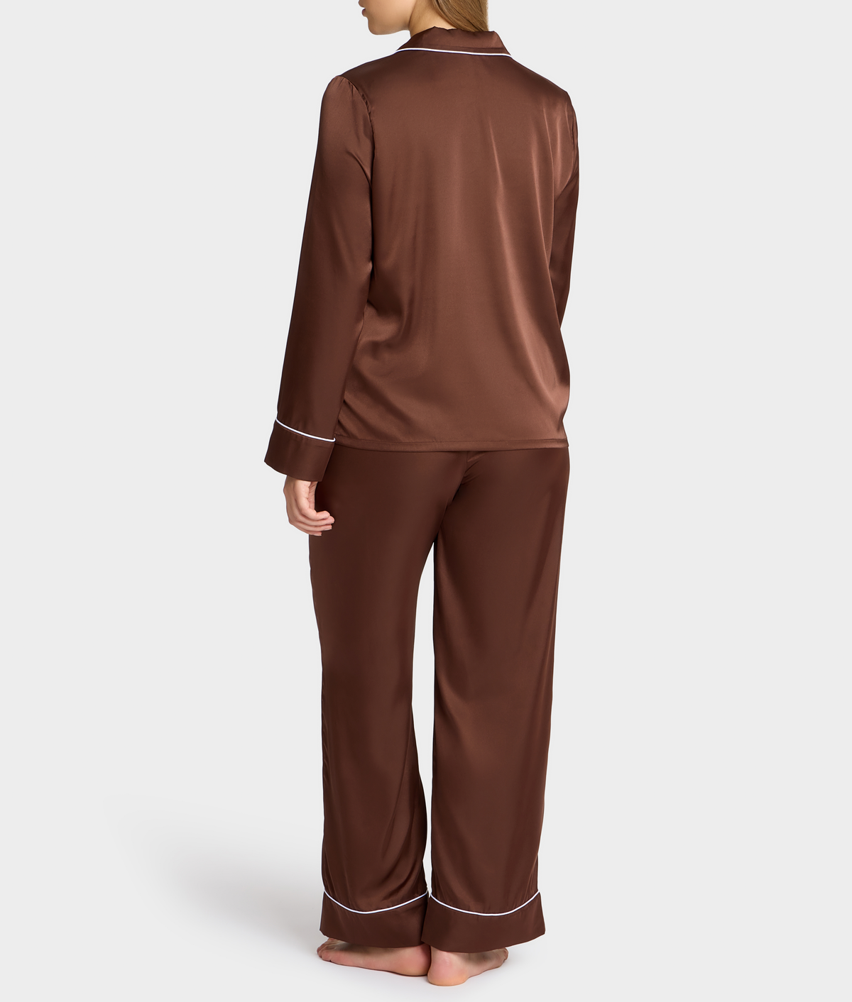 The Washed Satin Pajama Set