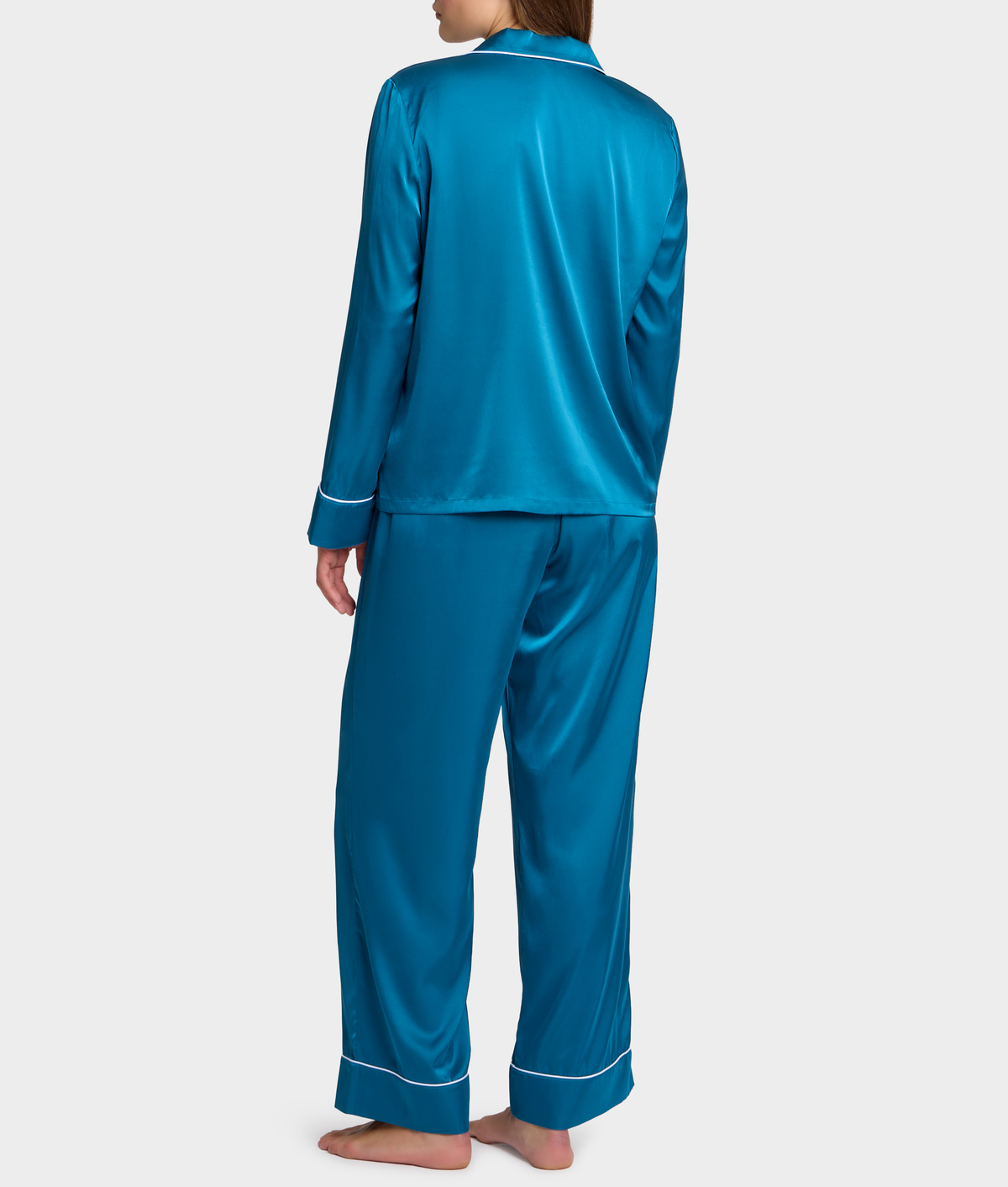 The Washed Satin Pajama Set