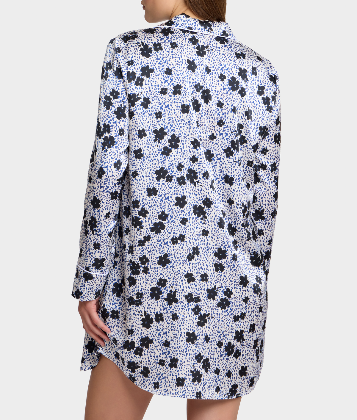 The Washed Satin Sleep Shirt