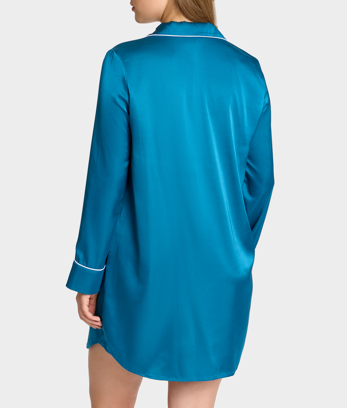The Washed Satin Sleep Shirt