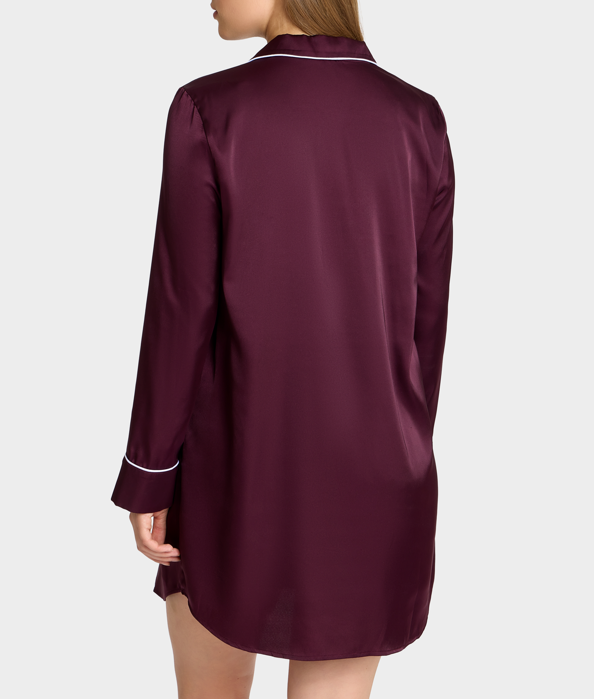The Washed Satin Sleep Shirt