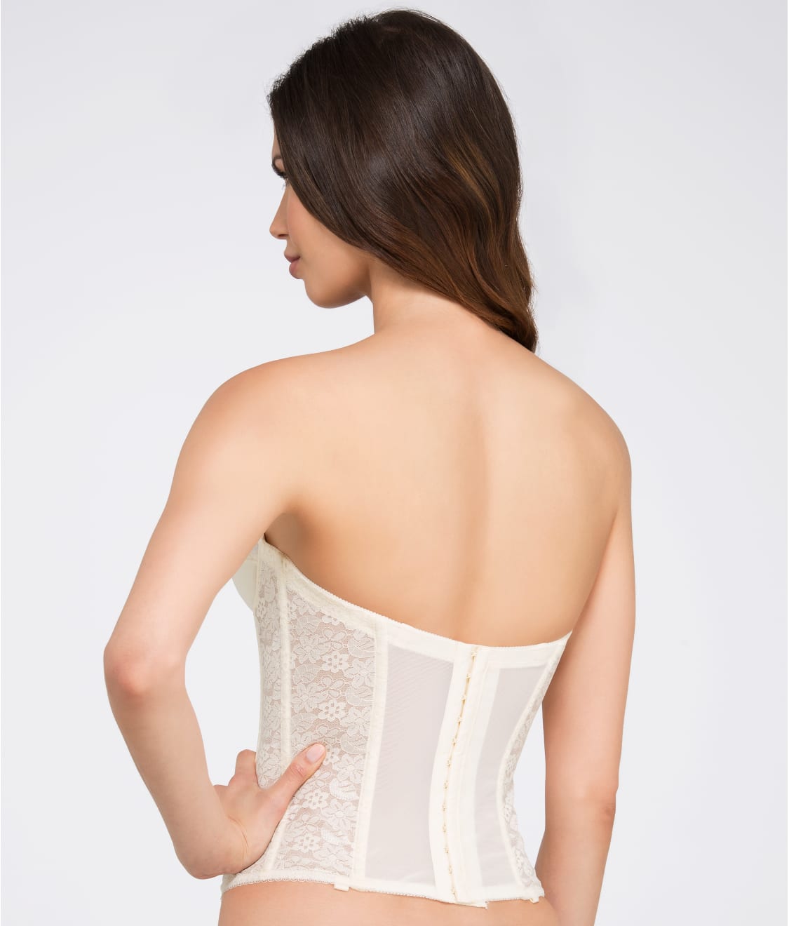 Colette Lace Strapless Bustier
