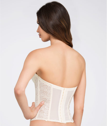 Colette Lace Strapless Bustier