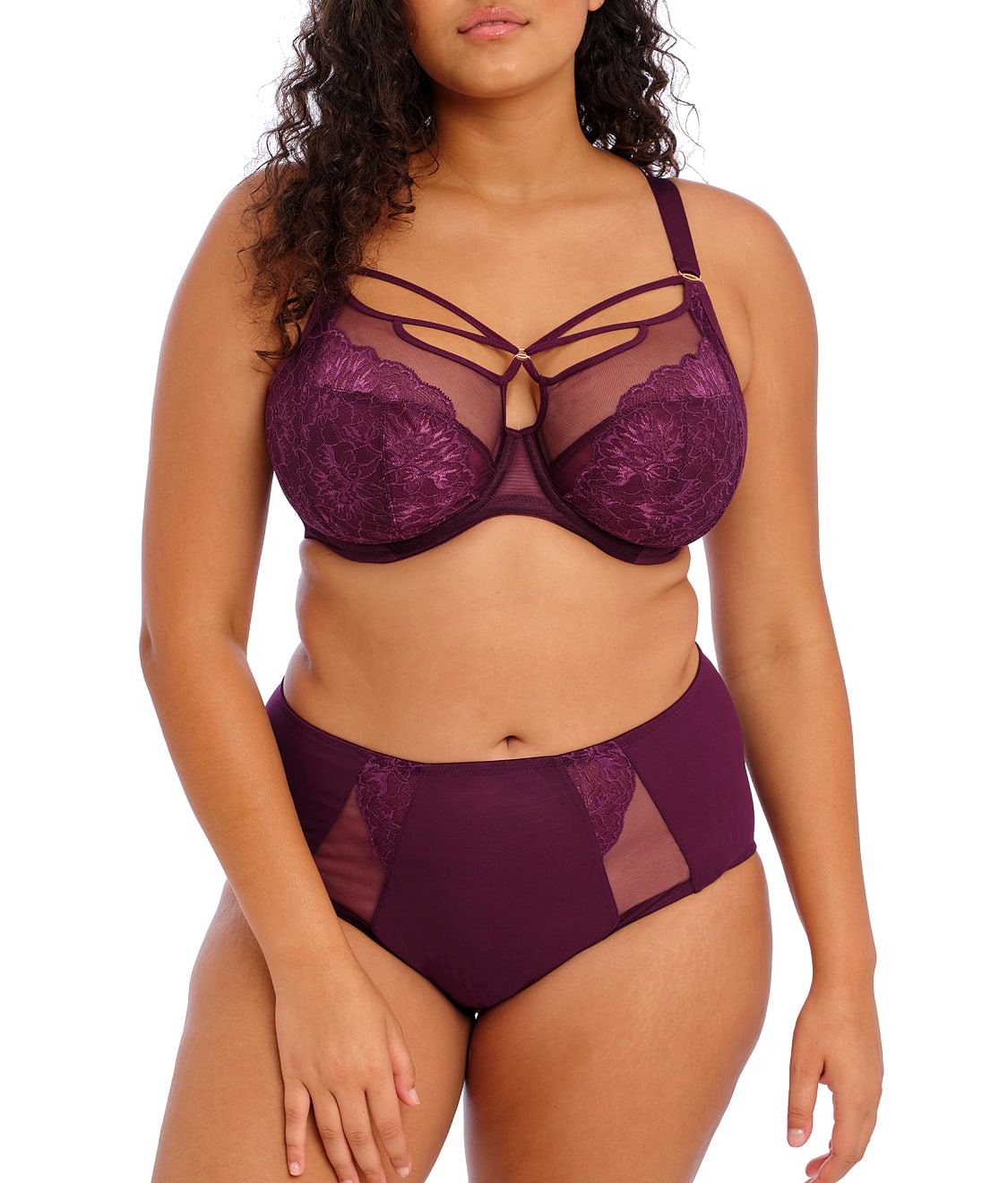 Brianna Cage Plunge Bra