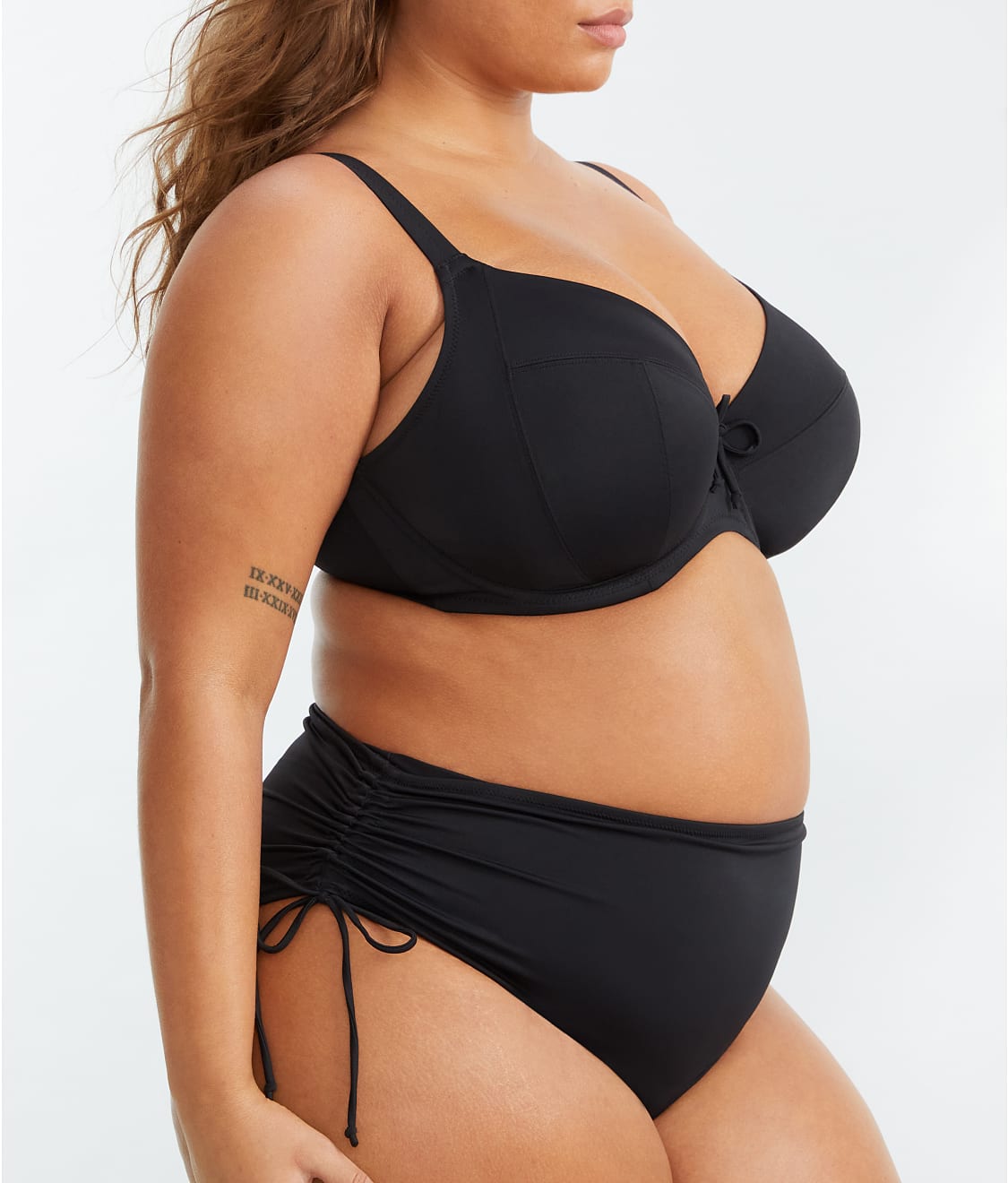 Plus Size Plain Sailing Plunge Bikini Top