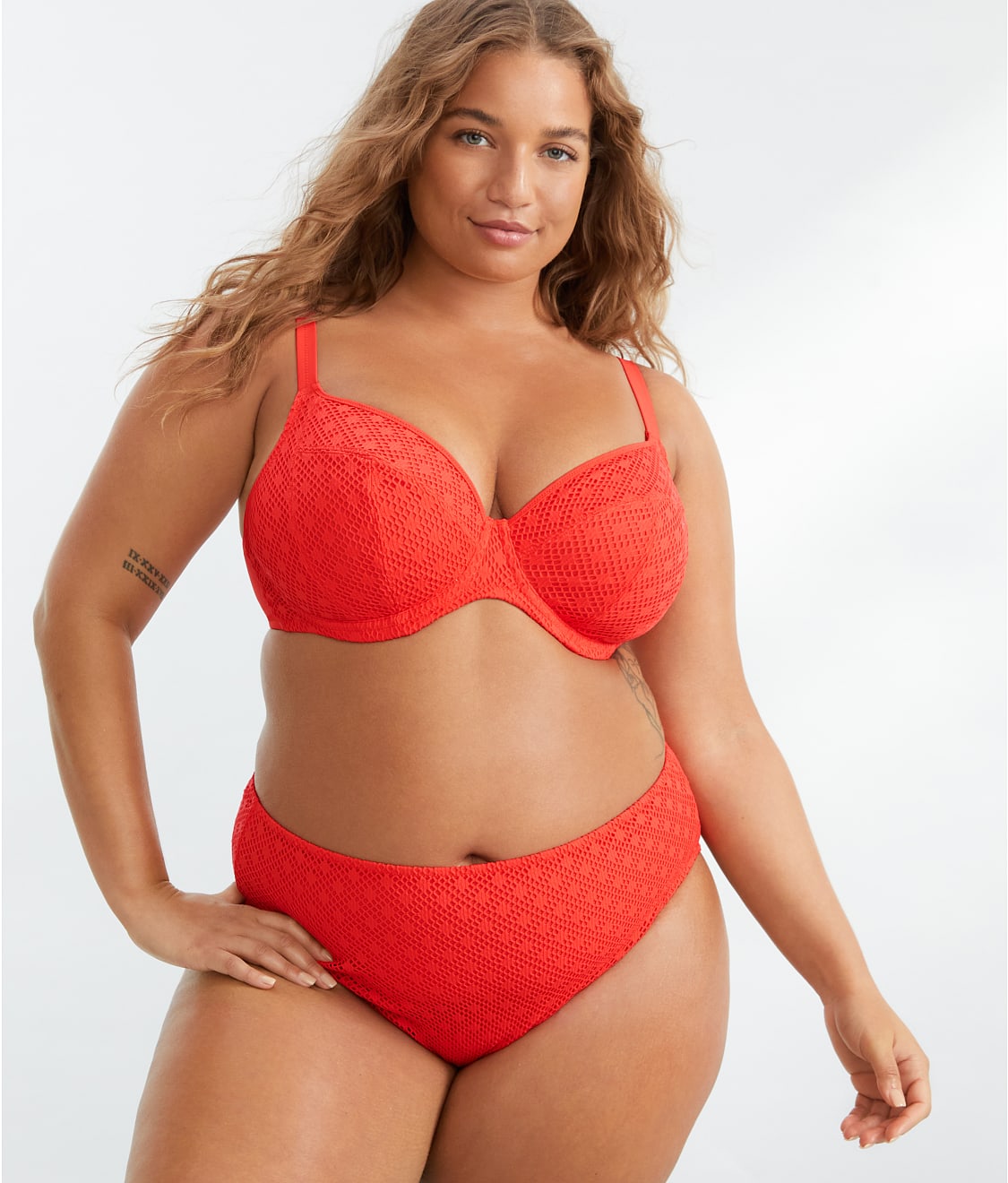 Plus Size Bazaruto Plunge Underwire Bikini Top