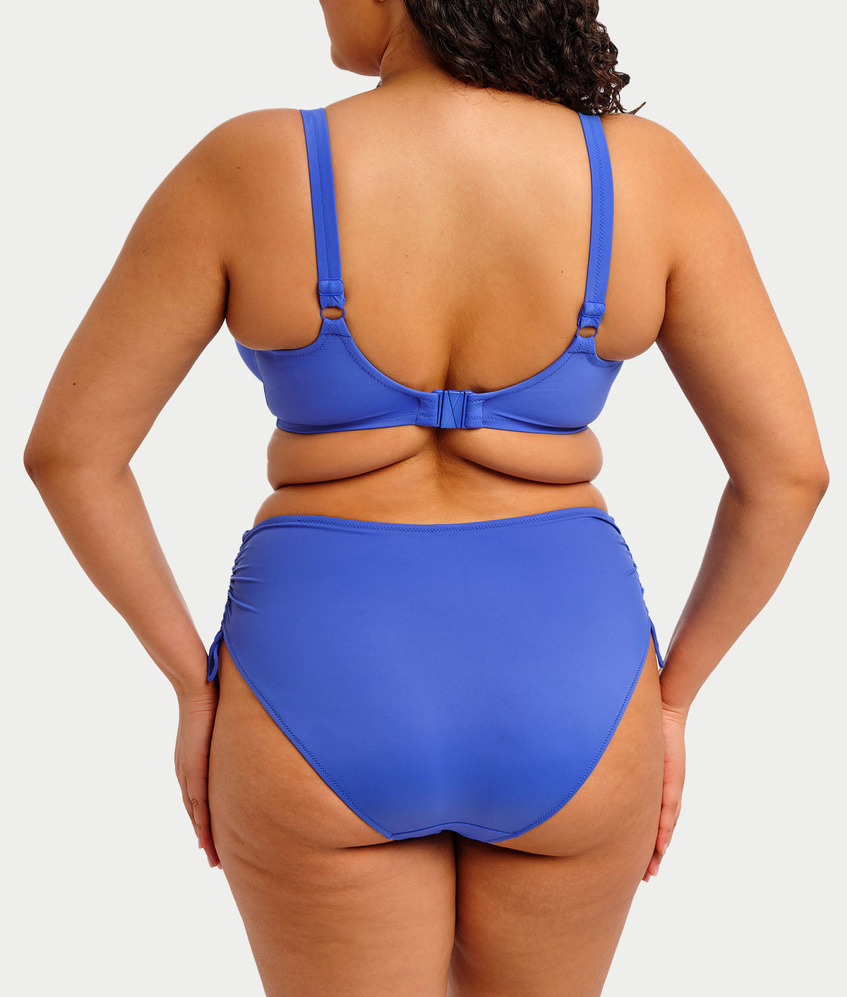 Plus Size Plain Sailing Adjustable Bikini Bottom