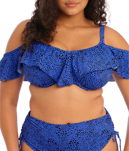 Plus Size Pebble Cove Ruffle Underwire Bikini Top